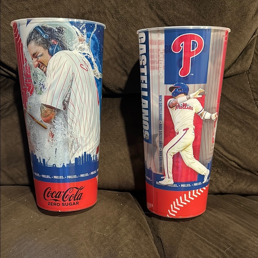 Set of 2 Nick Castellanos Philadelphia Phillies Cups
